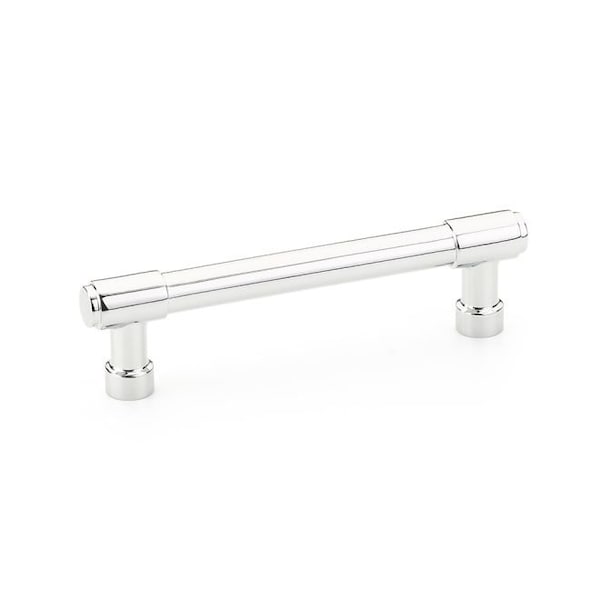 Emtek Jasper Cabinet Pull with 4 in Center to Center Polished Chrome Finish - 86687US26