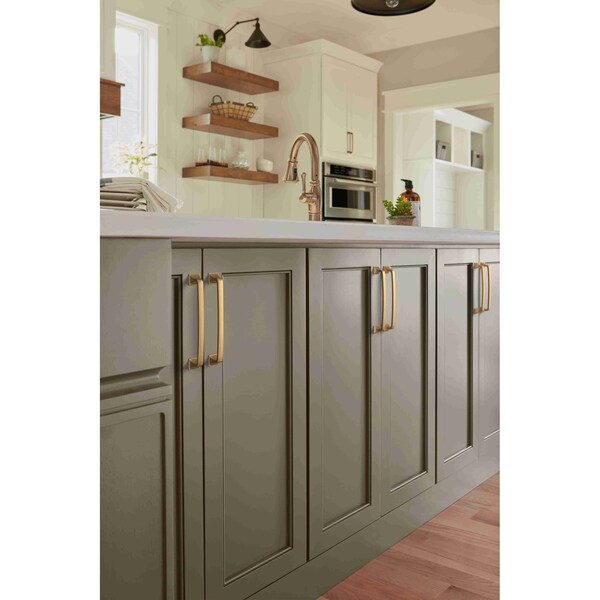 Amerock Ville 6-5/16 in 160 mm Center-to-Center Champagne Bronze Cabinet Pull - BP36777CZ