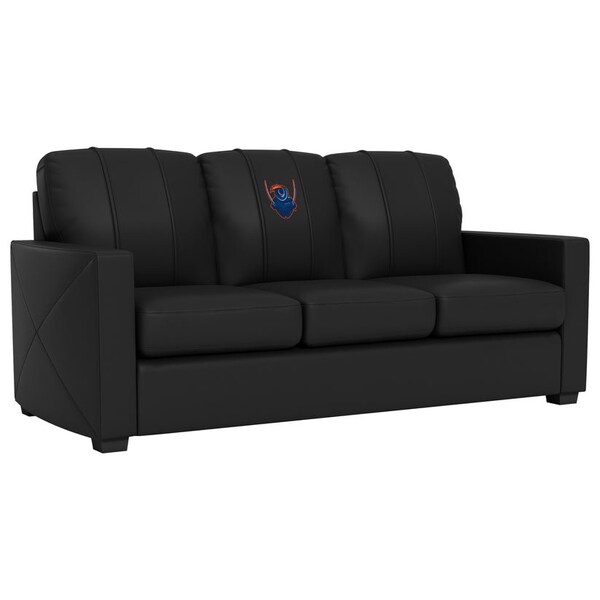 Dreamseat Silver Sofa with Virginia Cavaliers Alternate Logo - XZ7759001SOCDBK-PSCOL13298