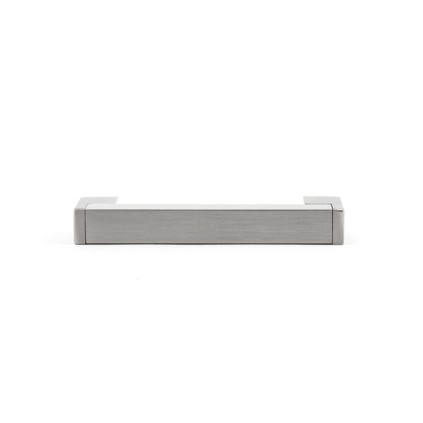 Richelieu 3-3/4 in. (96 mm) Center-to-Center Brushed Nickel Contemporary Drawer Pull - BP52096195