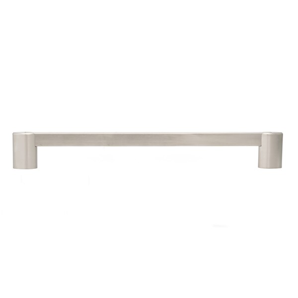 Richelieu 10-1/16 in. (256 mm) Center-to-Center Brushed Nickel Contemporary Drawer Pull - BP8728256195