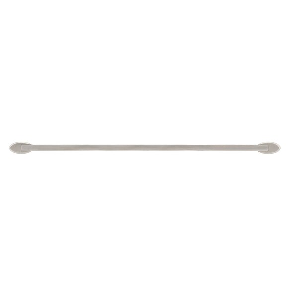 Richelieu 10-1/16 in. (256 mm) Center-to-Center Brushed Nickel Contemporary Drawer Pull - BP8728256195