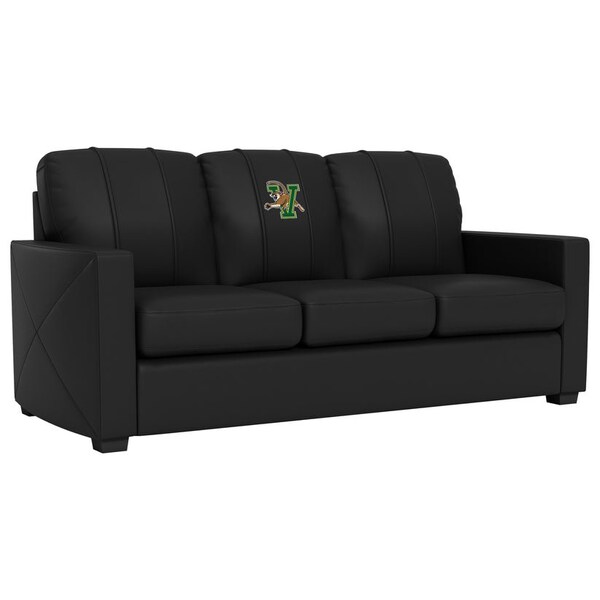 Dreamseat Silver Sofa with Vermont Catamounts Logo - XZ7759001SOCDBK-PSCOL13115