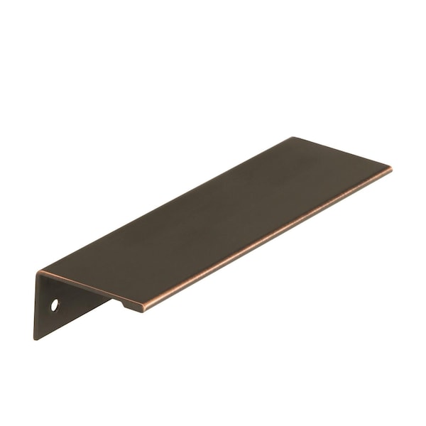 Amerock Edge Pulls 5-1/16 inch 128mm Center-to-Center Oil Rubbed Bronze Cabinet Edge Pull - 2000857