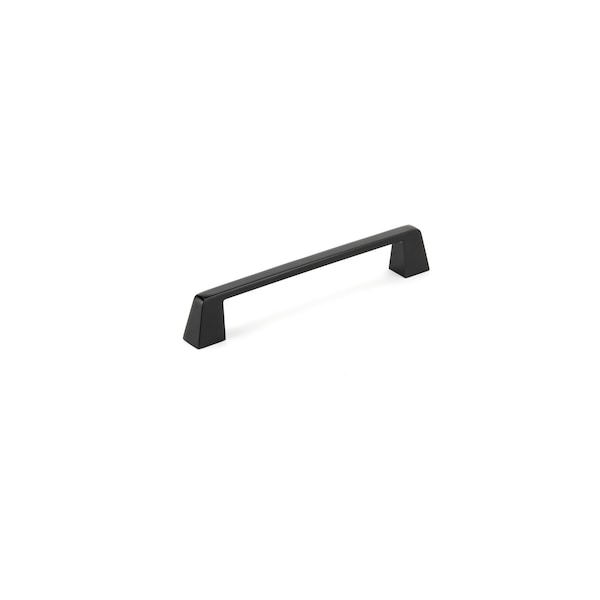Richelieu 6 5/16 in (160 mm) Center-to-Center Matte Black Contemporary Cabinet Pull - BP7340160900