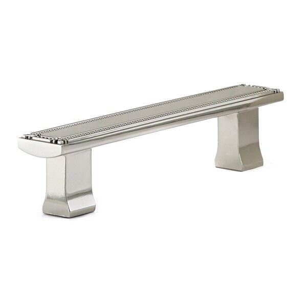 Richelieu 5-1/16 in. (128 mm) Center-to-Center Polished Nickel Traditional Drawer Pull - BP780128180