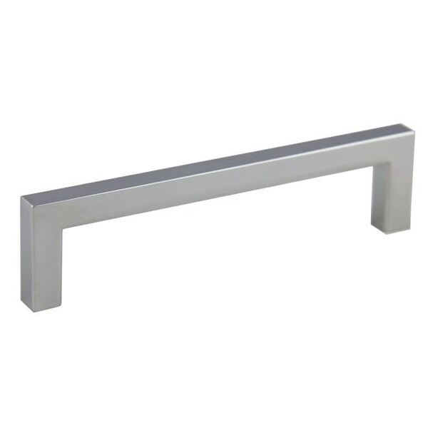 Crown 5-1/2" Modern Square Cabinet Pull with 5" Center to Center Polished Chrome Finish - CHP87227PC
