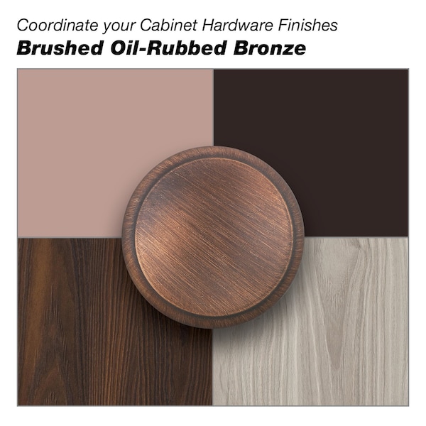 Richelieu 3-3/4 in. (96 mm) Center-to-Center Brushed Oil-Rubbed Bronze Traditional Drawer Pull - BP2373796BORB