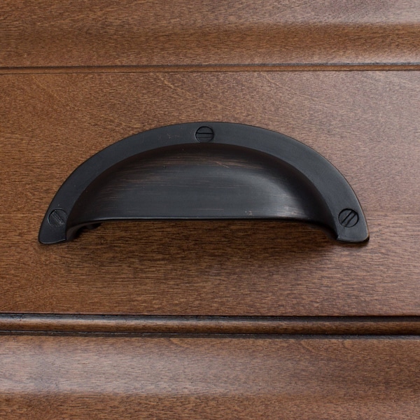 Gliderite Hardware 2-1/2 in. Center to Center Oil Rubbed Bronze Bin Pull - 4158-ORB, 10PK - 4158-ORB-10