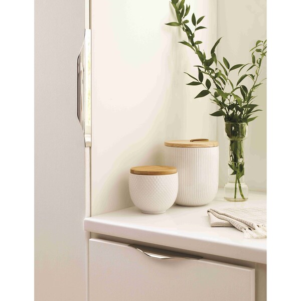 Amerock Aloft 8-9/16 in 217 mm Center-to-Center Polished Nickel Cabinet Edge Pull - BP36746PN