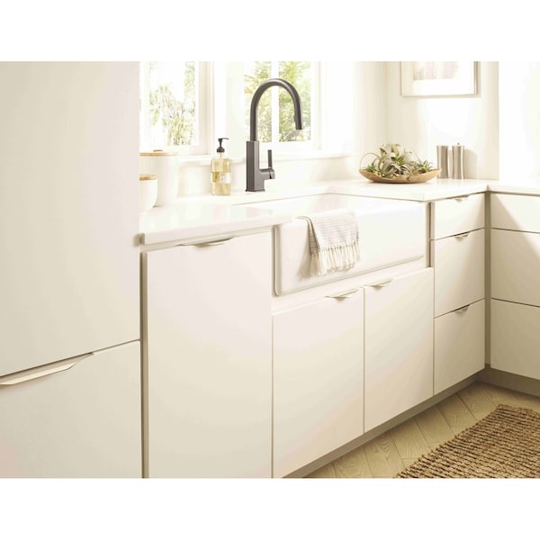Amerock Aloft 8-9/16 in 217 mm Center-to-Center Polished Nickel Cabinet Edge Pull - BP36746PN