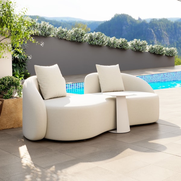 Zuo Modern Sunny Isles Loveseat Beige - 704019
