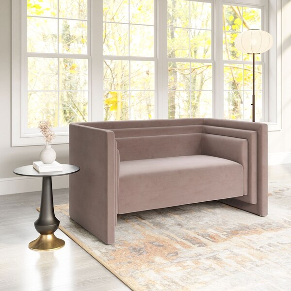 Zuo Modern Trippel Loveseat Taupe - 110306