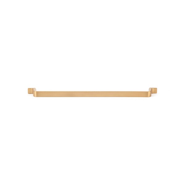 Richelieu 12 5/8 in (320 mm) Center-to-Center Aurum Brushed Gold Contemporary Cabinet Pull - BP52003320158