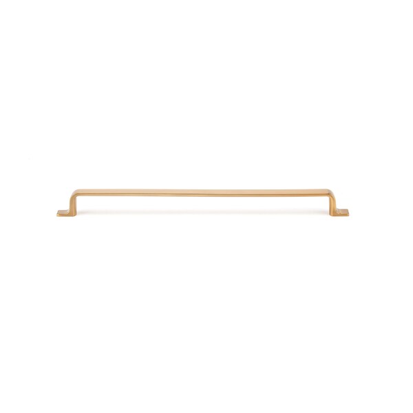 Richelieu 12 5/8 in (320 mm) Center-to-Center Aurum Brushed Gold Contemporary Cabinet Pull - BP52003320158
