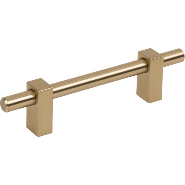 Jeffrey Alexander 96 Mm Center-To-Center Satin Bronze Larkin Cabinet Bar Pull - 478-96SBZ