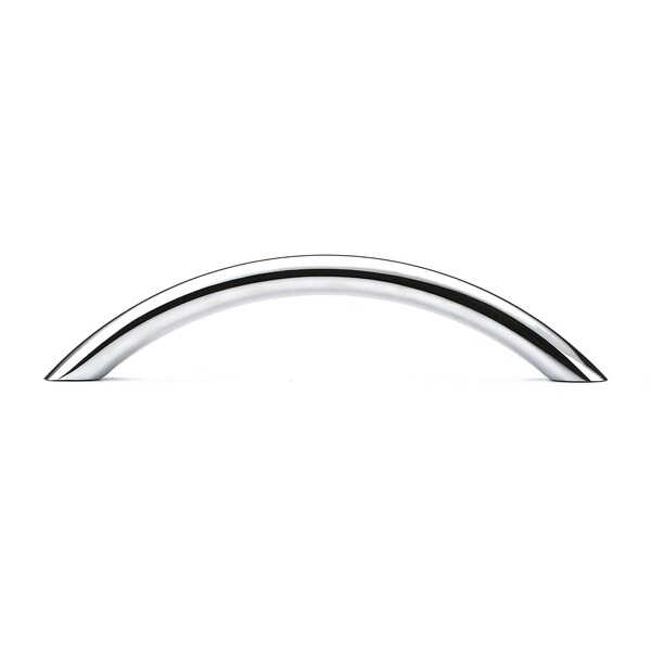 Richelieu 3-3/4 in. (96 mm) Center-to-Center Chrome Contemporary Drawer Pull - BP15400140