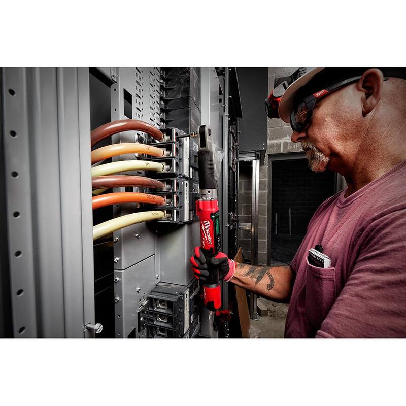 Milwaukee M12 FUEL ONE-KEY 12-Volt Lithium-Ion Brushless Cordless 3/8 in. Digital Torque Wrench (Tool-Only) - 2465-20