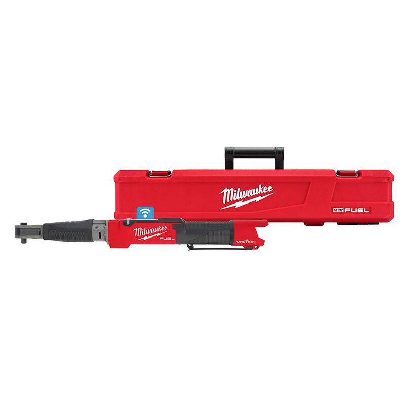 Milwaukee M12 FUEL ONE-KEY 12-Volt Lithium-Ion Brushless Cordless 3/8 in. Digital Torque Wrench (Tool-Only) - 2465-20