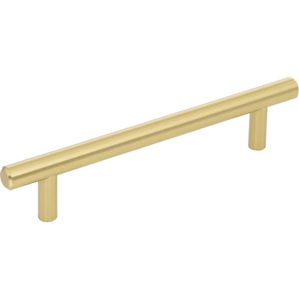 Elements By Hardware Resources 128 mm Center-to-Center Brushed Gold Naples Cabinet Bar Pull - 176BG