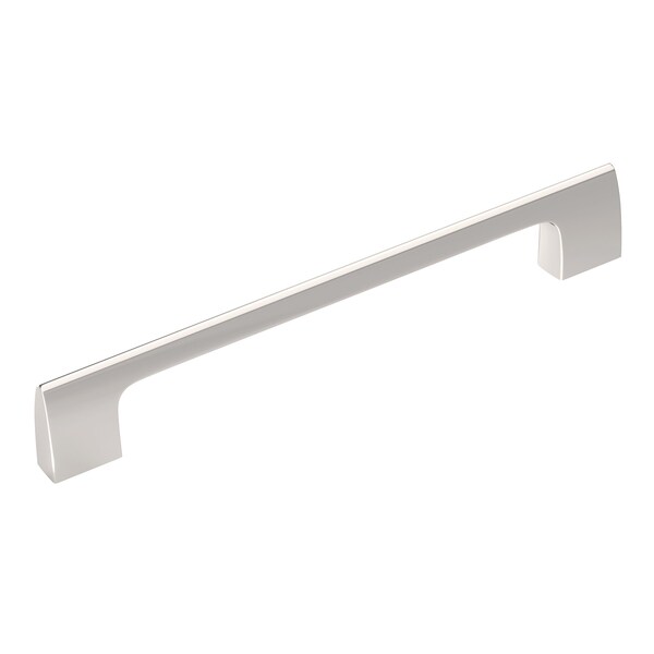 Amerock Riva 6-5/16 in 160 mm Center-to-Center Polished Nickel Cabinet Pull - BP55368PN