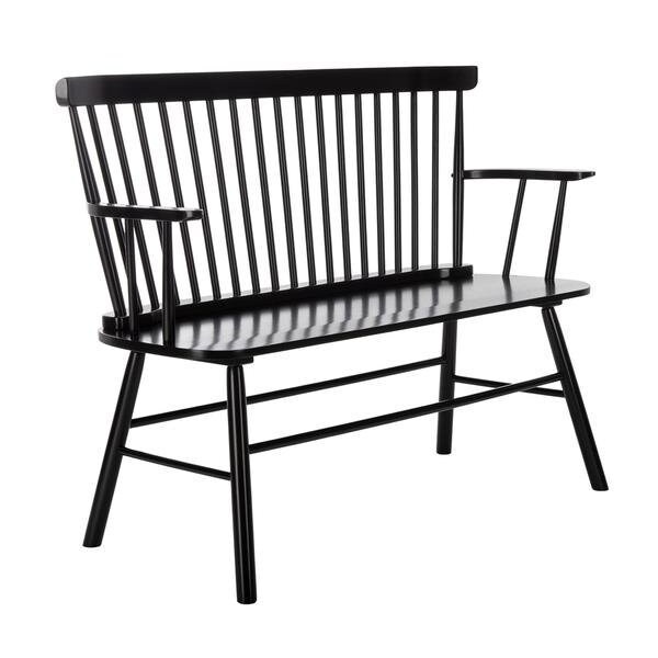 Safavieh Addison Loveseat- Black - 36 x 22.4 x 48 in. - AMH8513A