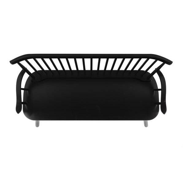 Safavieh Addison Loveseat- Black - 36 x 22.4 x 48 in. - AMH8513A