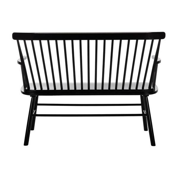 Safavieh Addison Loveseat- Black - 36 x 22.4 x 48 in. - AMH8513A