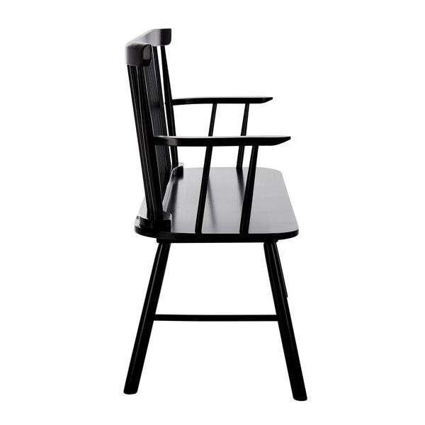 Safavieh Addison Loveseat- Black - 36 x 22.4 x 48 in. - AMH8513A