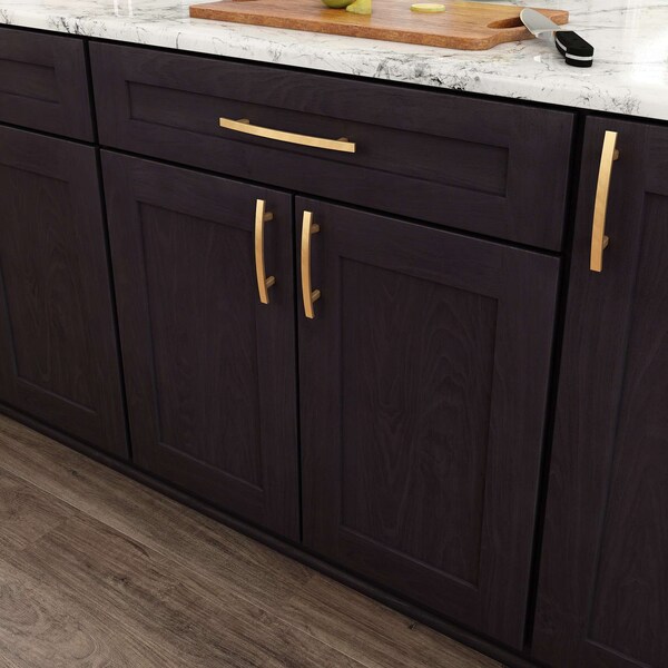 Elements By Hardware Resources 3" Center-to-Center Satin Bronze Square Thatcher Cabinet Bar Pull - 859-3SBZ