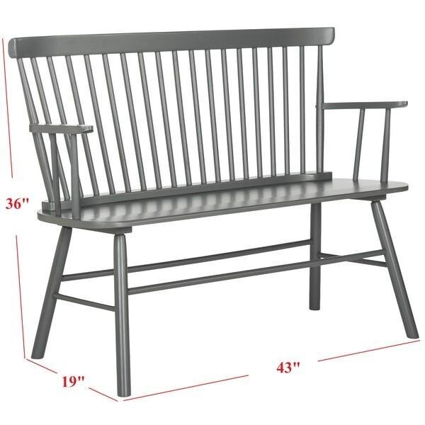 Safavieh Addison Loveseat- Grey - 36 x 22.4 x 48 in. - AMH8513C