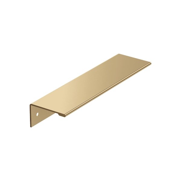 Amerock Edge Pulls 5-1/16 inch 128mm Center-to-Center Champagne Bronze Cabinet Edge Pull - BP36575CZ