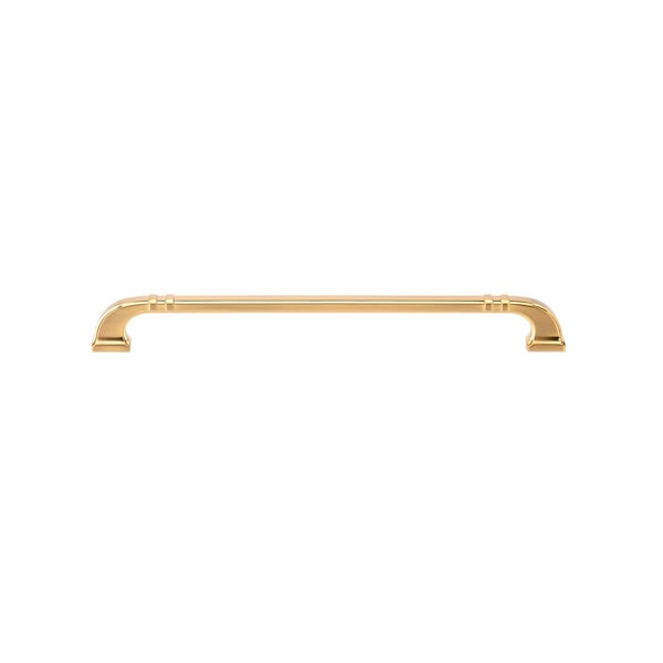 Richelieu 12-inch (305 mm) Center to Center Aurum Brushed Gold Transitional Cabinet Pull - BP865012158