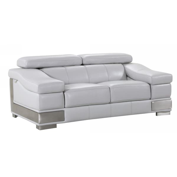 Kd Estanteria Lovely Loveseat, Light Grey - 31-39 in. - KD3088407