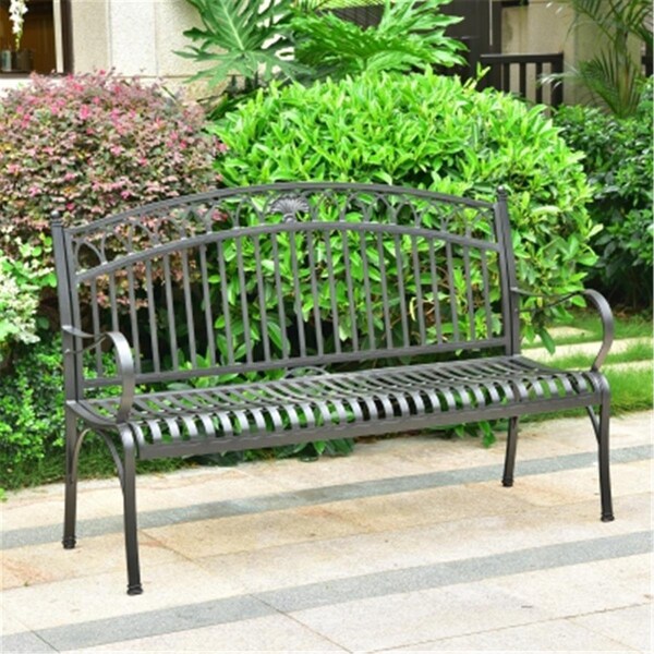 International Caravan Segovia Iron 3-Seater Sofa, Antique Black - 3500-SF-ANT-BK