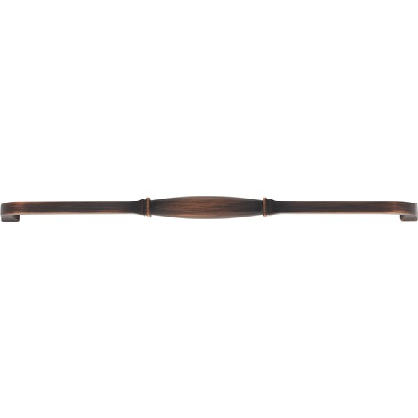Jeffrey Alexander 305 mm Center-to-Center Brushed Oil Rubbed Bronze Audrey Cabinet Pull - 278-305DBAC