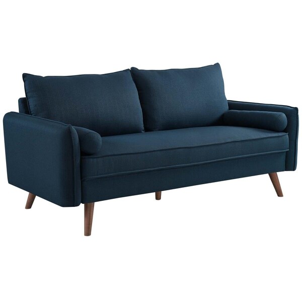 Modway Furniture Revive Upholstered Fabric Sofa - Azure, 33.5 x 72 x 32.5 in. - EEI-3092-AZU