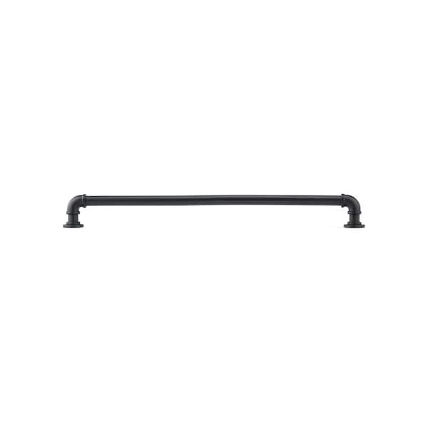 Richelieu 12 5/8 in (320 mm) Center-to-Center Matte Black Eclectic Drawer Pull - BP2209320900