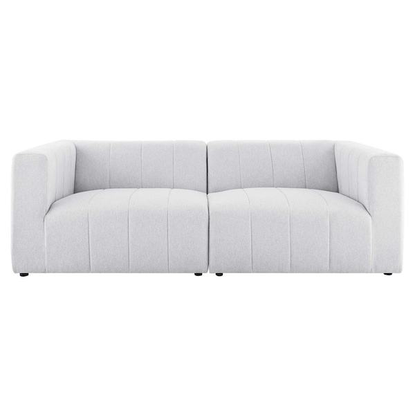 Modway Furniture Bartlett Upholstered Fabric Loveseat, Ivory - 2 Piece - EEI-4512-IVO