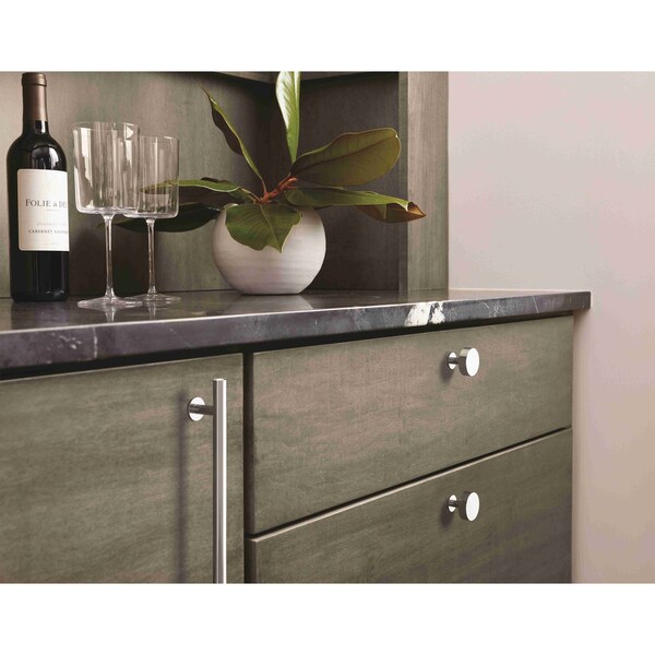 Amerock Radius 6-5/16 in 160 mm Center-to-Center Polished Chrome Cabinet Pull - BP3686726