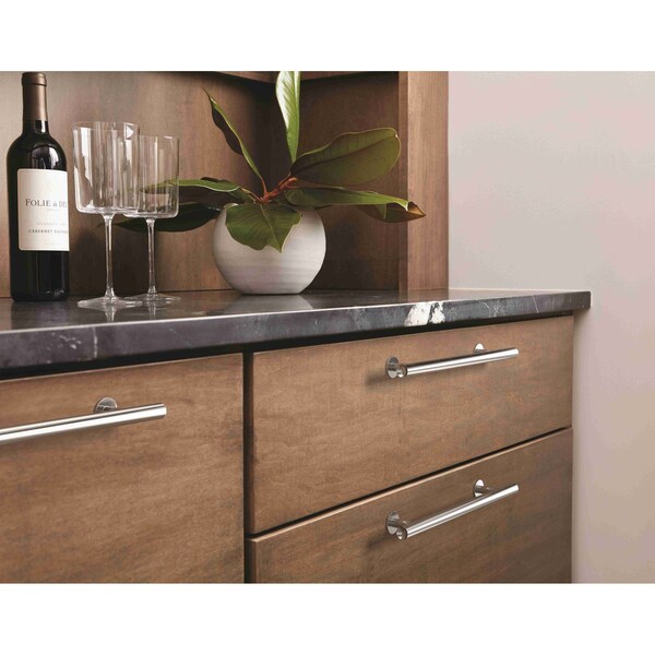 Amerock Radius 6-5/16 in 160 mm Center-to-Center Polished Chrome Cabinet Pull - BP3686726