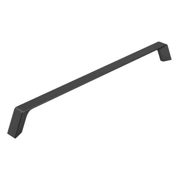 Richelieu 10 1/8 in (256 mm) Center-to-Center Matte Black Contemporary Cabinet Pull - BP7348256900