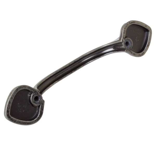 Gliderite Hardware 3 in. Center to Center  Weathered Nickel Beaded Spade Cabinet Pull - 4354-WN, 10PK - 4354-WN-10