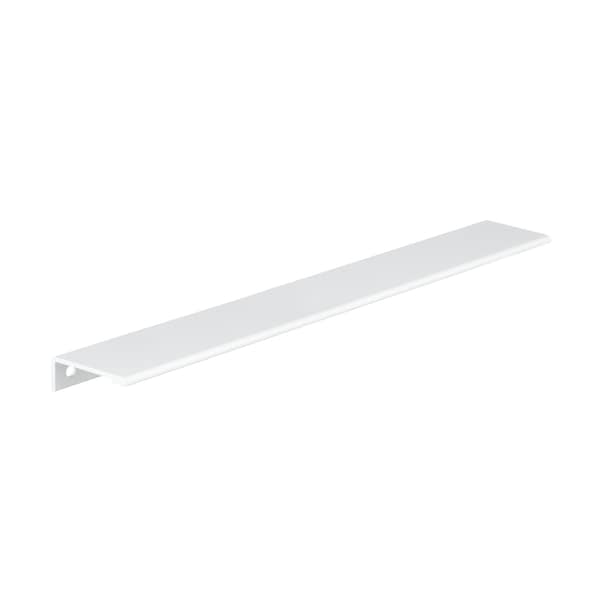 Richelieu 16 3/8 in (416 mm) Center-to-Center White Contemporary Drawer Edge Pull - BP989841630
