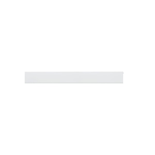 Richelieu 16 3/8 in (416 mm) Center-to-Center White Contemporary Drawer Edge Pull - BP989841630