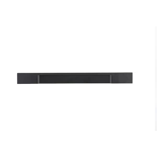 Richelieu 8 13/16 in (224 mm) Center-to-Center Brushed Black Contemporary Drawer Pull - BP13101224990