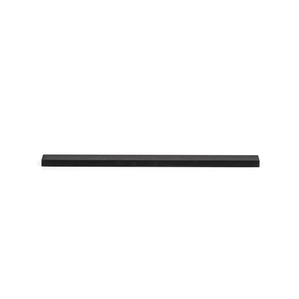 Richelieu 8 13/16 in (224 mm) Center-to-Center Brushed Black Contemporary Drawer Pull - BP13101224990