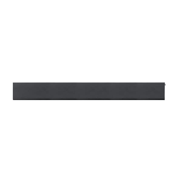 Richelieu 16 3/8 in (416 mm) Center-to-Center Brushed Black Contemporary Edge Cabinet Pull - BP9898416990