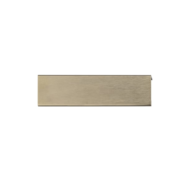 Richelieu 5-1/16 in. (128 mm) Center-to-Center Champagne Bronze Contemporary Edge Pull - BP9898128CHBRZ