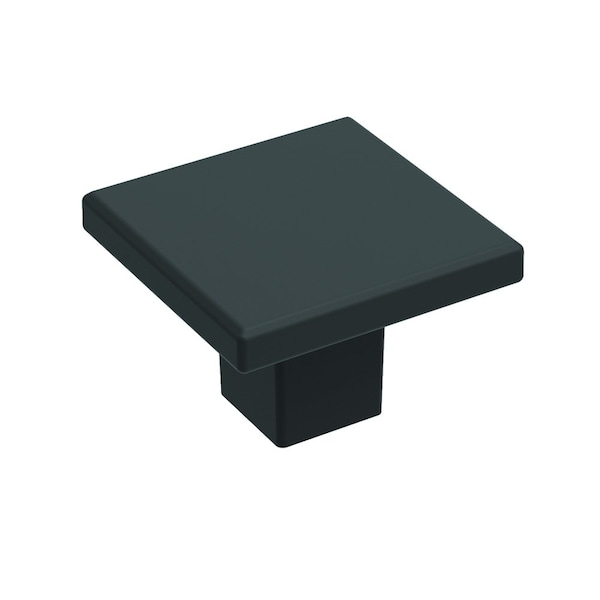 Heritage Designs Contemporary Knob 1316 Inch Square Matte Black Finish, 10PK - R077756MBX10B